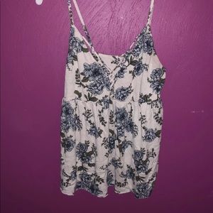 American Eagle Soft & Sexy Floral Tank Top